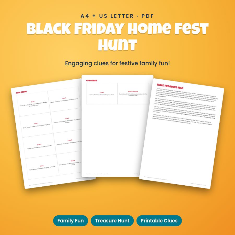Black Friday Home Fest Hunt: A Family Treasure Adventure
