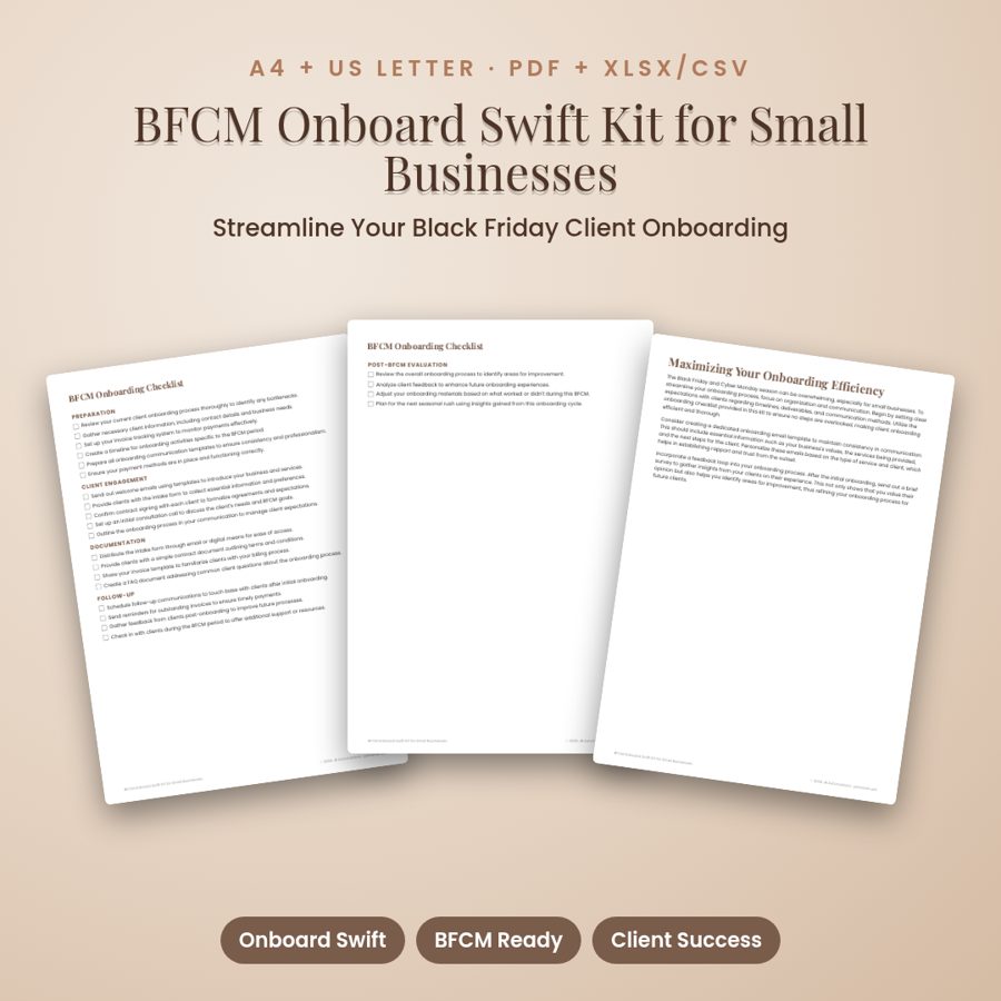 BFCM Onboard Swift Kit for Small Businesses