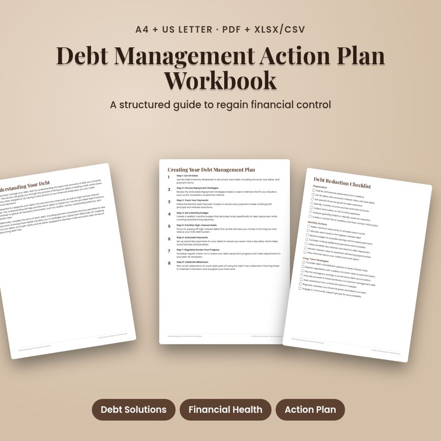 Debt Management Action Plan Workbook