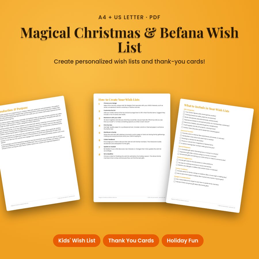 Magical Christmas &amp; Befana Wish List