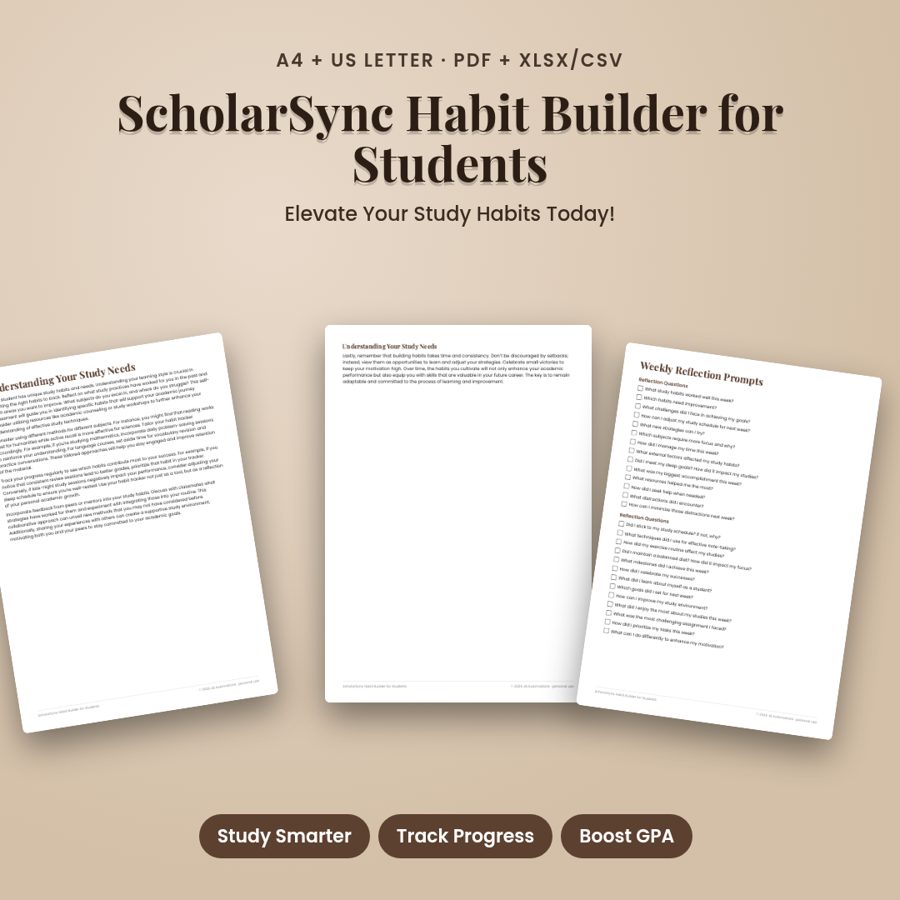 ScholarSync Habit Builder for Students