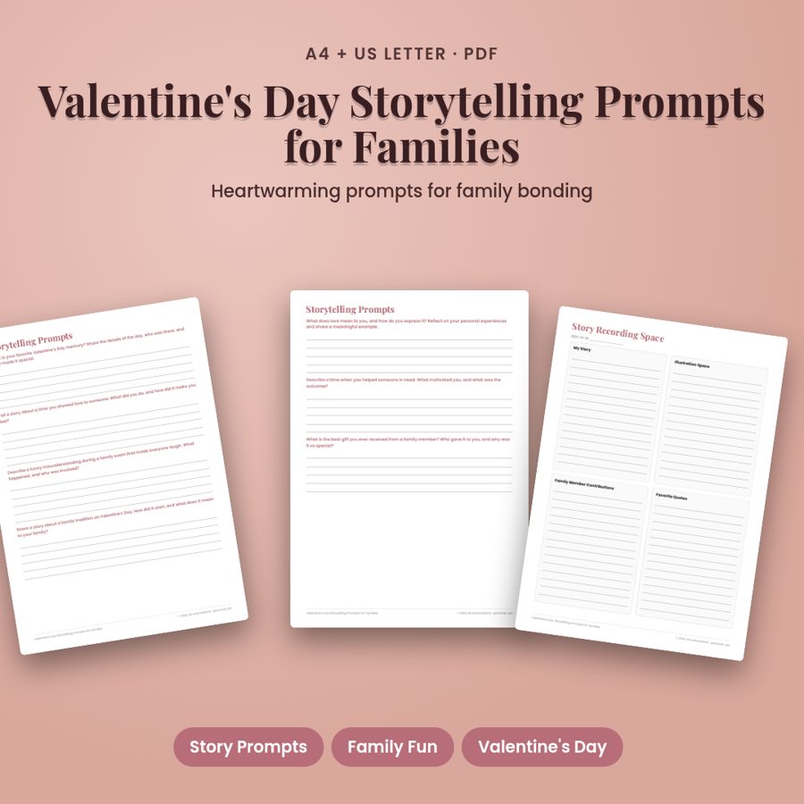 Valentine's Day Storytelling Prompts for Families