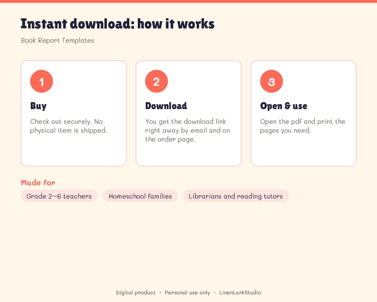Book Report Templates – preview 5