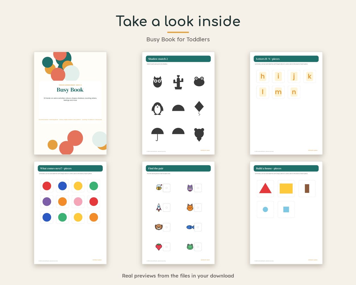 Busy Book for Toddlers – preview 2