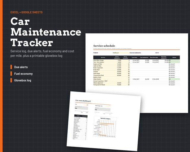Car Maintenance Tracker