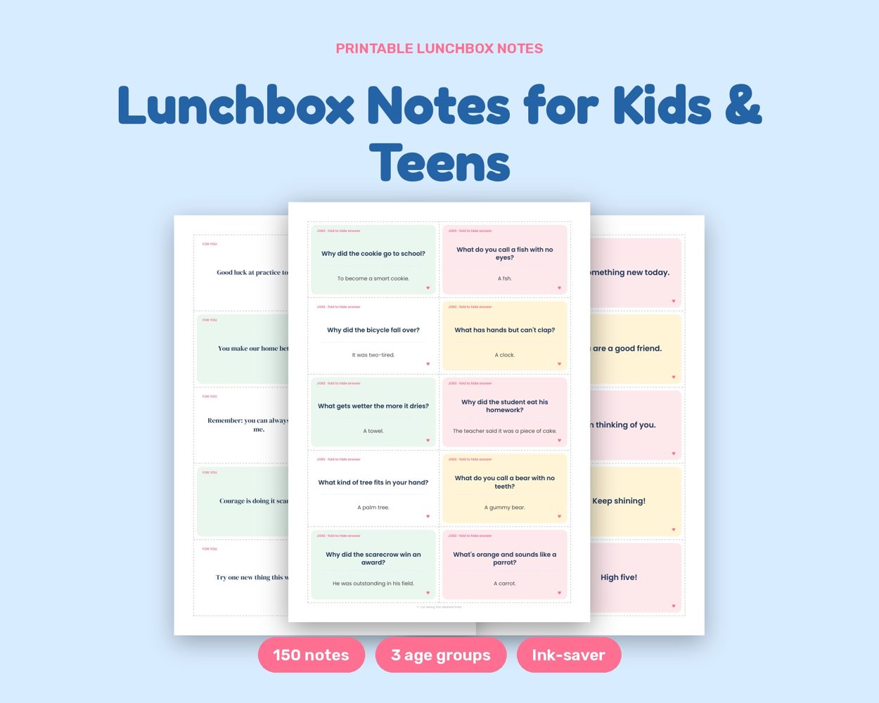 Lunchbox Notes for Kids & Teens – cover