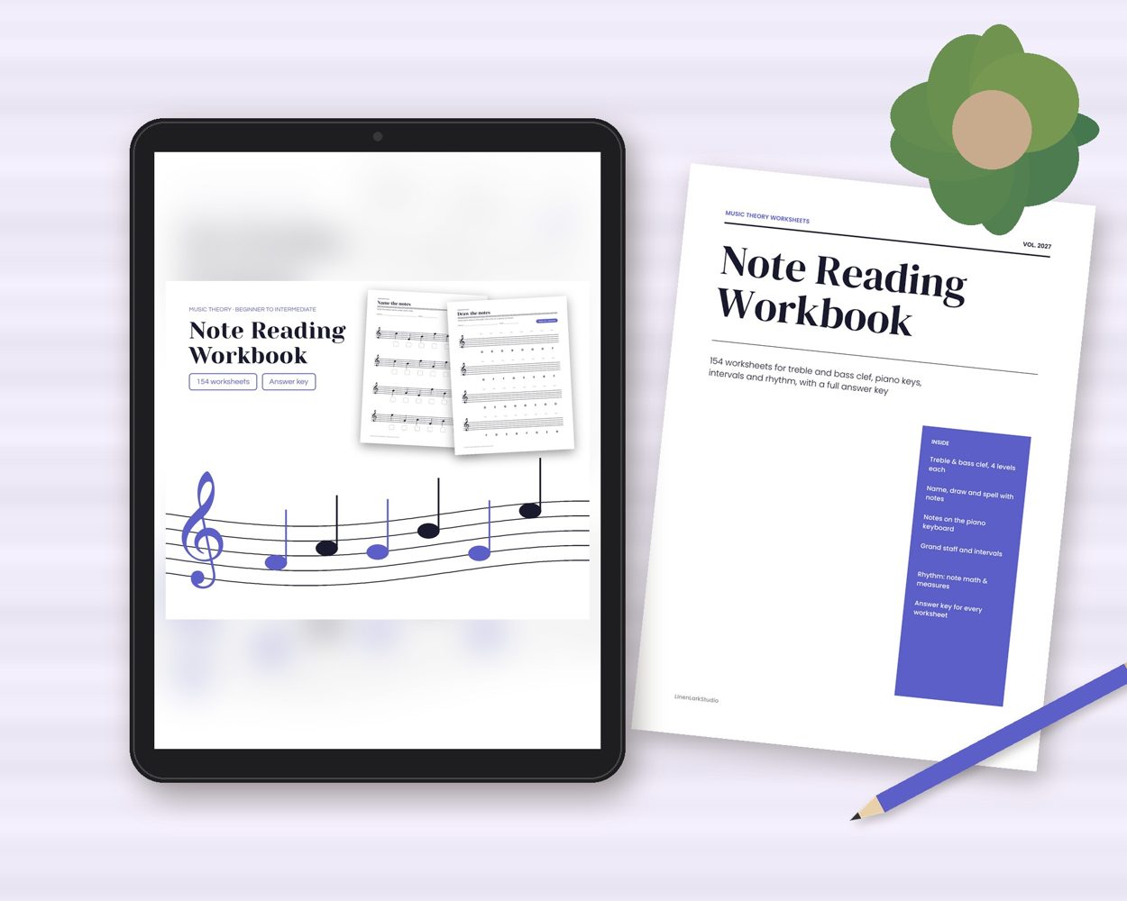 Note Reading Workbook – preview 4