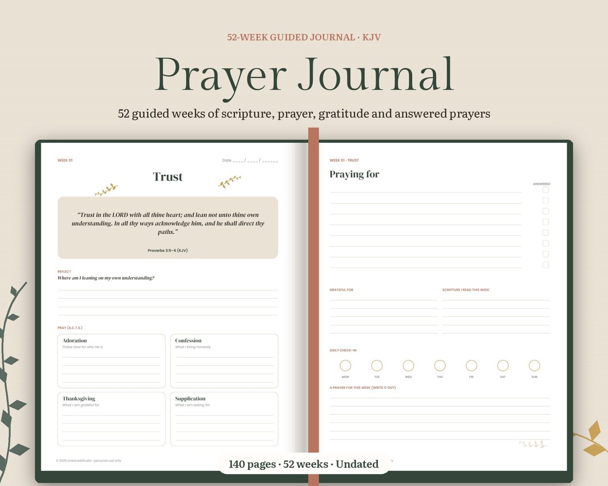 Prayer Journal – cover