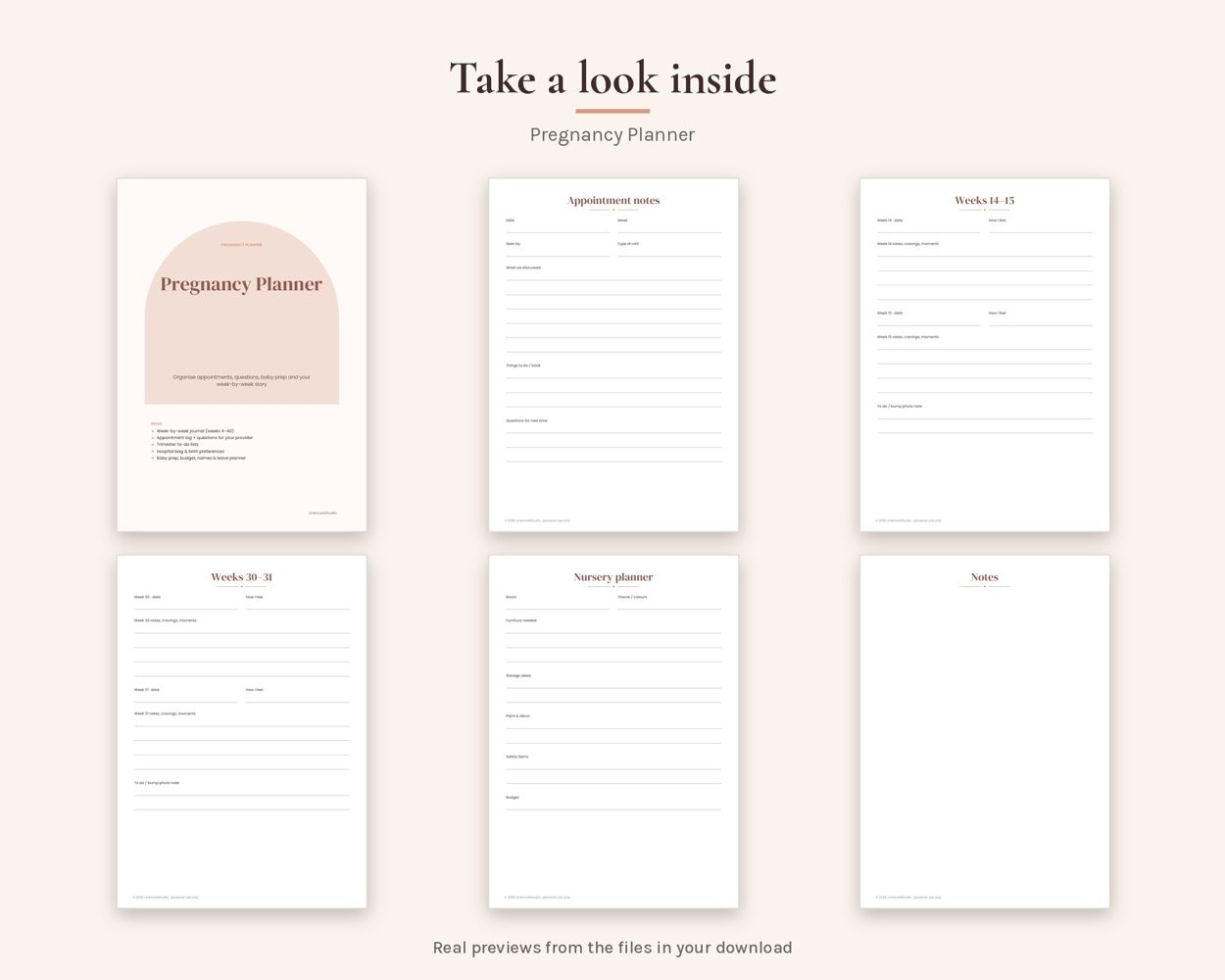 Pregnancy Planner – preview 2