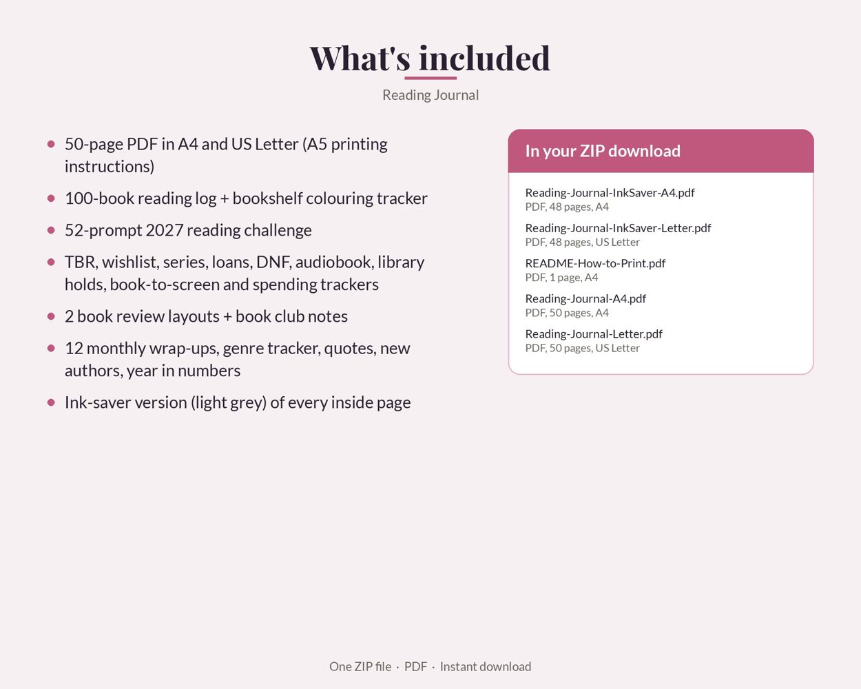 Reading Journal – preview 3