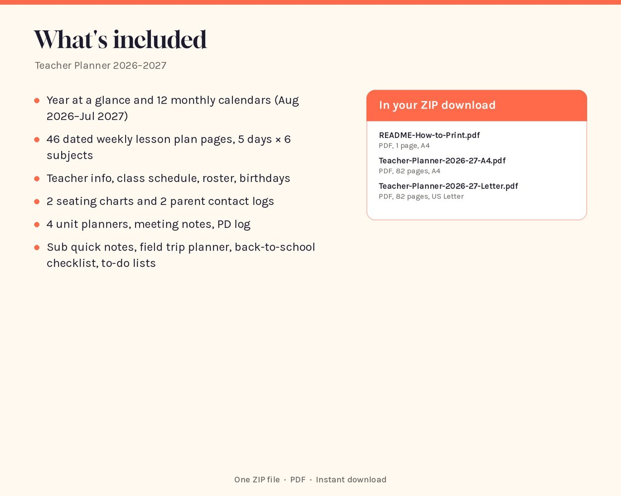 Teacher Planner 2026–2027 – preview 3