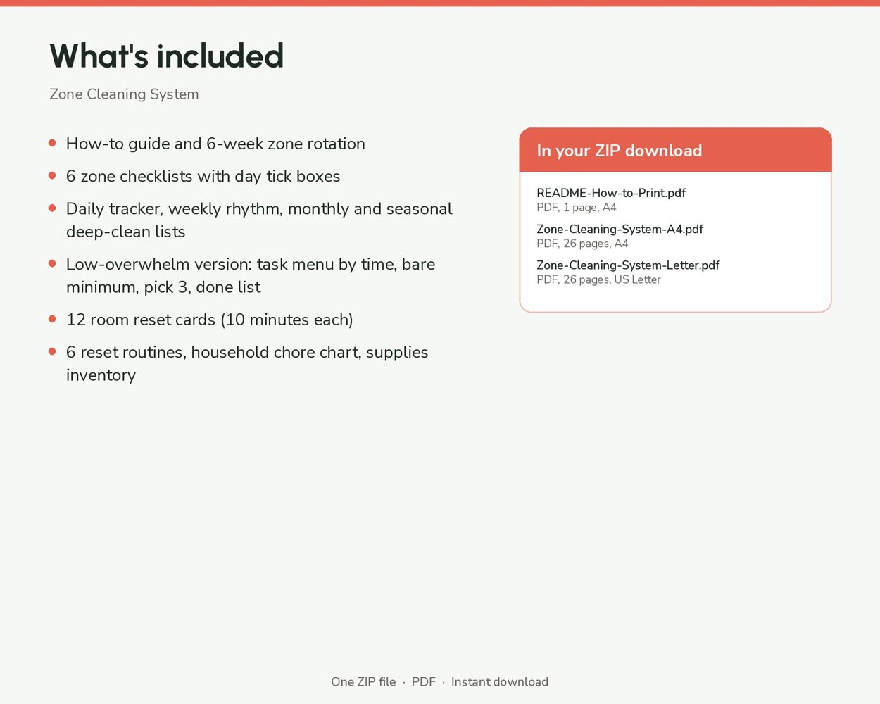 Zone Cleaning System – preview 3